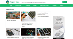 Desktop Screenshot of financetrain.com