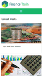 Mobile Screenshot of financetrain.com